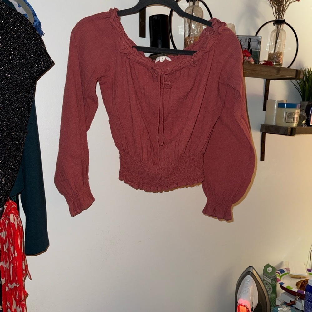 Newbury Kustom Dusty Rose Blouse